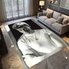 Johnny Hallyday: Le Phénix carpet Living room and bedroom mats printing Art Protective pad Room