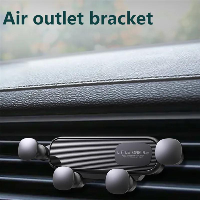 Gravity Car Mobile Phone Holder Air Vent Mount For IPhone Xiaomi Samsung Universal Stand Smartphone Support Automatic Portable