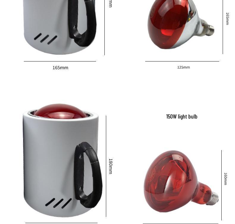 Infrared Beauty & Physiotherapy Lamp for Drying and Heat Insulation Testing