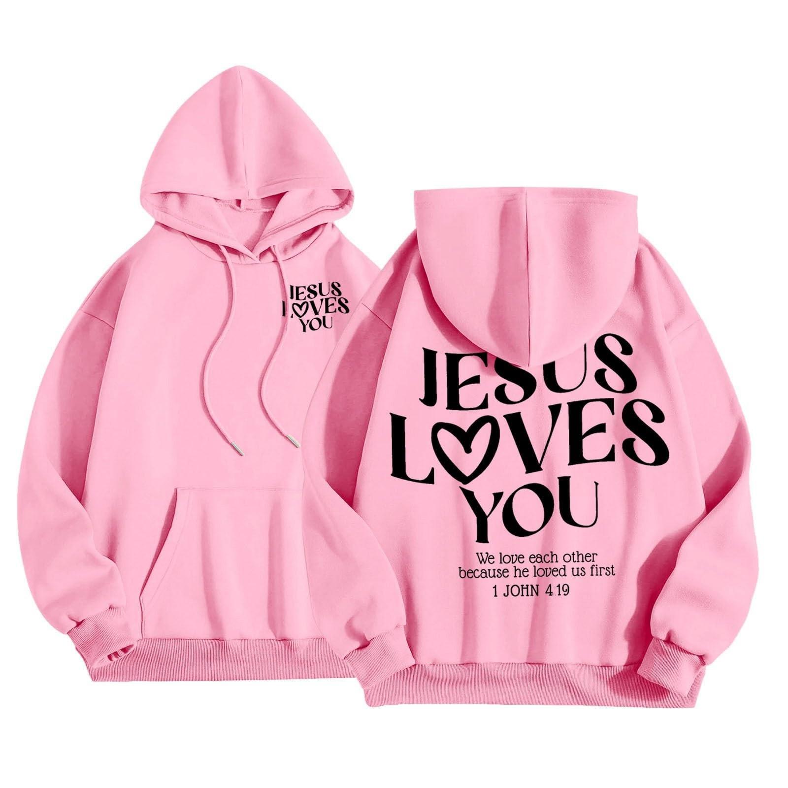 

Жіночий повсякденний модний спортивний костюм з принтом і довгими рукавами, повсякденний світшот з капюшоном M рожевий