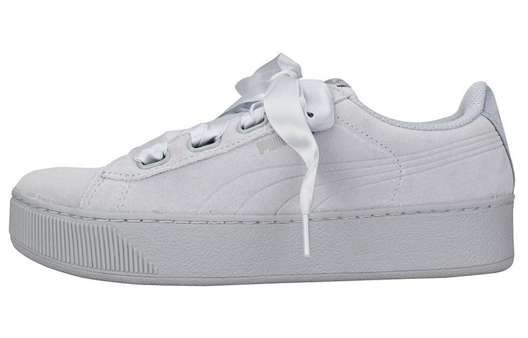 PUMA Vikky Platform Ribbon Grey/White Women s 366418-02 38