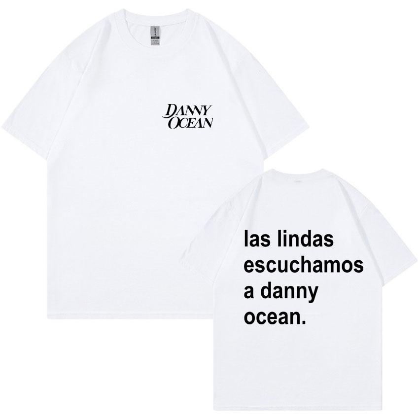 Rapper Danny Ocean Reflexa Letters Print 2025 Harajuku Hip Hop TShirt Men Summer Crewneck Y2K Tshirt Unisex Cozy Cotton Clothes
