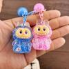 Cartoon Labubu Treibsand Schlüsselanhänger Anhänger Für Frauen Mädchen Niedliche Puppe Schlüsselring Exquisite Rucksack Dekoration Zubehör Geschenke