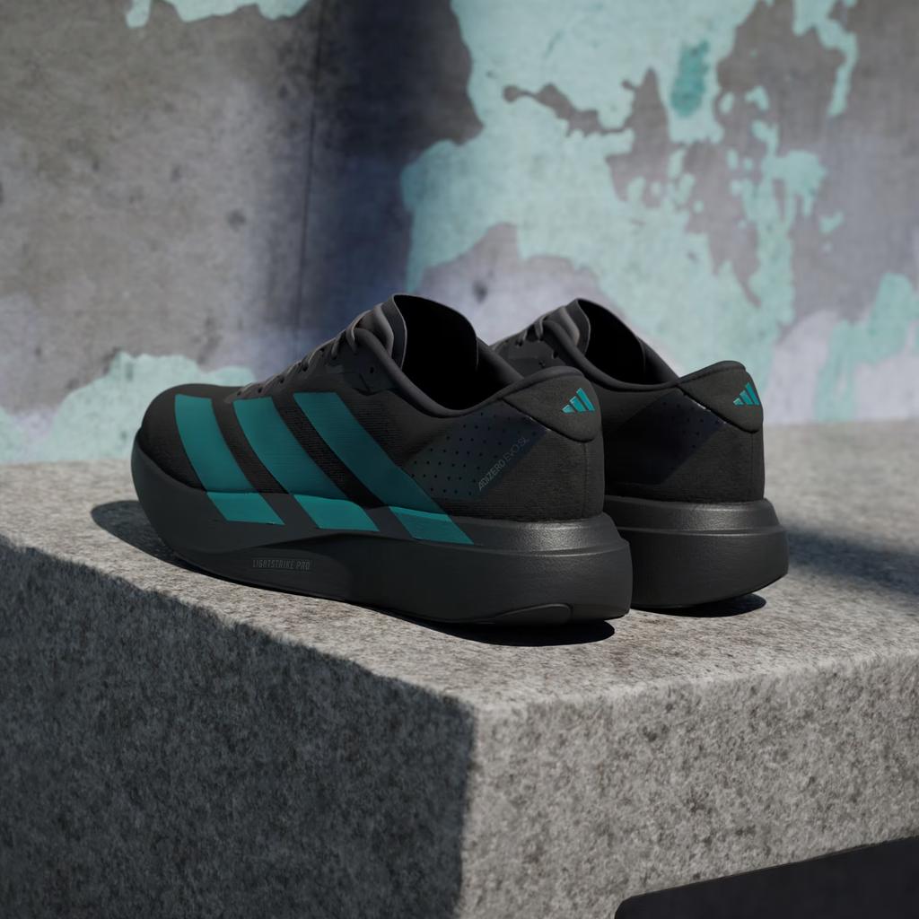 JS4488 Adidas Adizero Evo SL Core Black Pure Teal Grey Four (Men's)