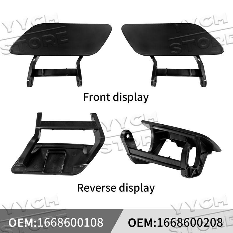 Car Headlight Washer Cap Cleaning Cover Left Right For Mercedes-Benz ML-Class W166 X166 ML 350/550 OEM:1668600108 1668600208