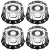 DECHOUS Guitar Knobs, Electric Guitar Volume Knobs, Replacement Electric Guitar Knobs for Musical Instrument Repair (Pack of 4)