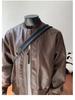 Men's Retro Cracked Leather Motorcycle Jacket - Autumn/Winter Trend