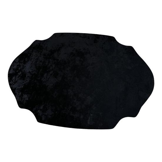 Retro Irregular Oval Placemat Heat Resistant Non-Slip Dining Placemat Elegant A