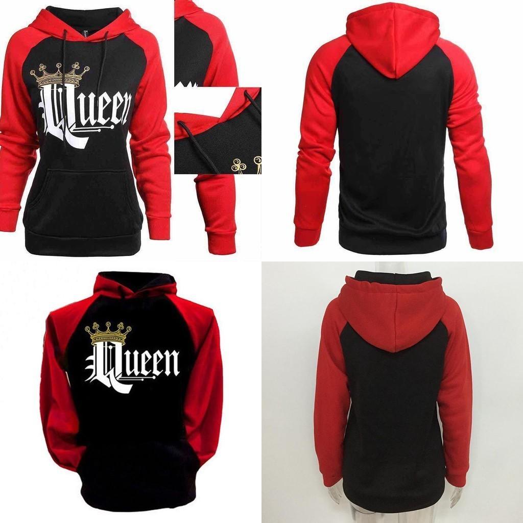 Luxurious King And Queen Crown Couples Matching Hoodies For Men And Women