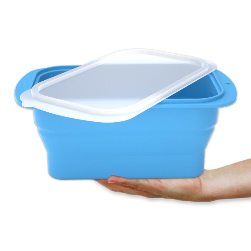 Extra Large Foldable Silicone Ice Cube Mold - 8 lb Capacity