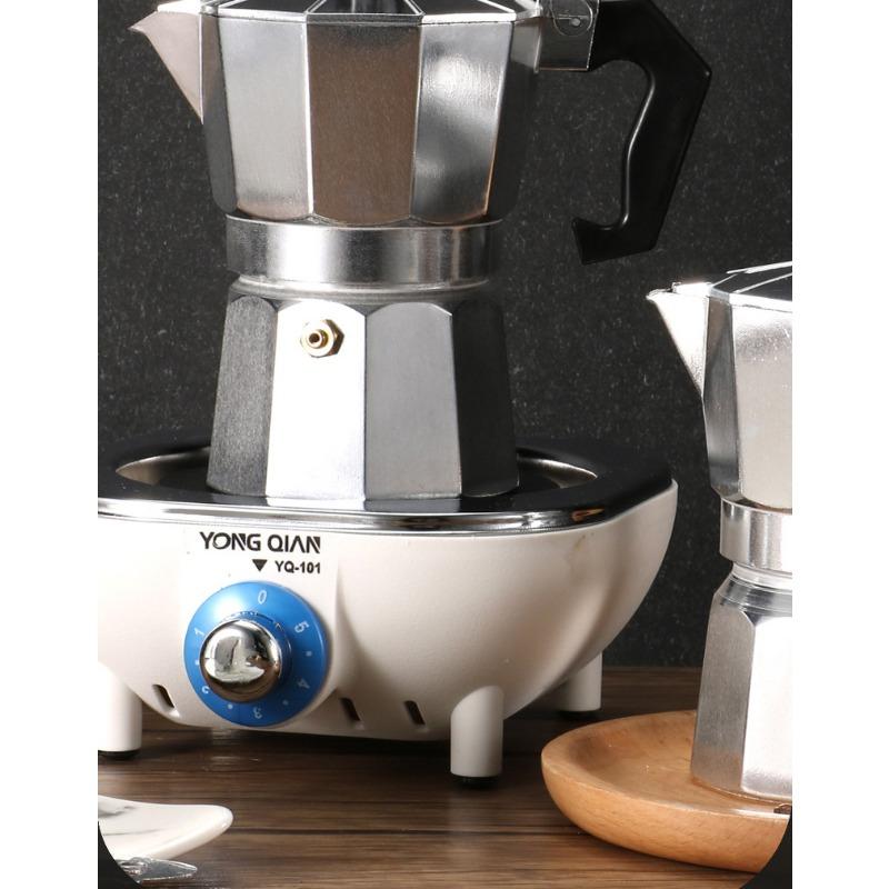 Aluminum Mocha Pot for Household Kitchen Espresso Machine Octagonal Mocha Pot