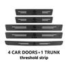HINB3 Car Door Carbon Fiber Sill Anti Scratch Protection Strip For BMW X1 X2 X3 X4 X5 X6 F49 F39 F25 G01 F16 G06 G07 F25 F30
