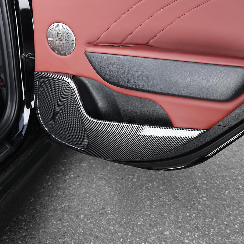 4PCS Car Door Anti Kick Pad Covers Frame Interior Inner Door Trim For Stinger 2018-2023 Accessories LHD/RHD