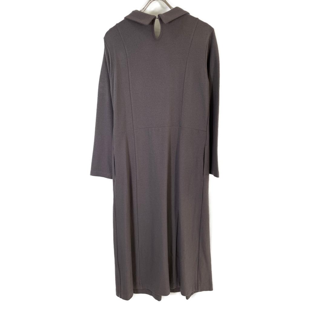 tricotCOMMEdesGARCONS 1996 Purple Round Collar Wool One Piece dress Not written PurpleUsed