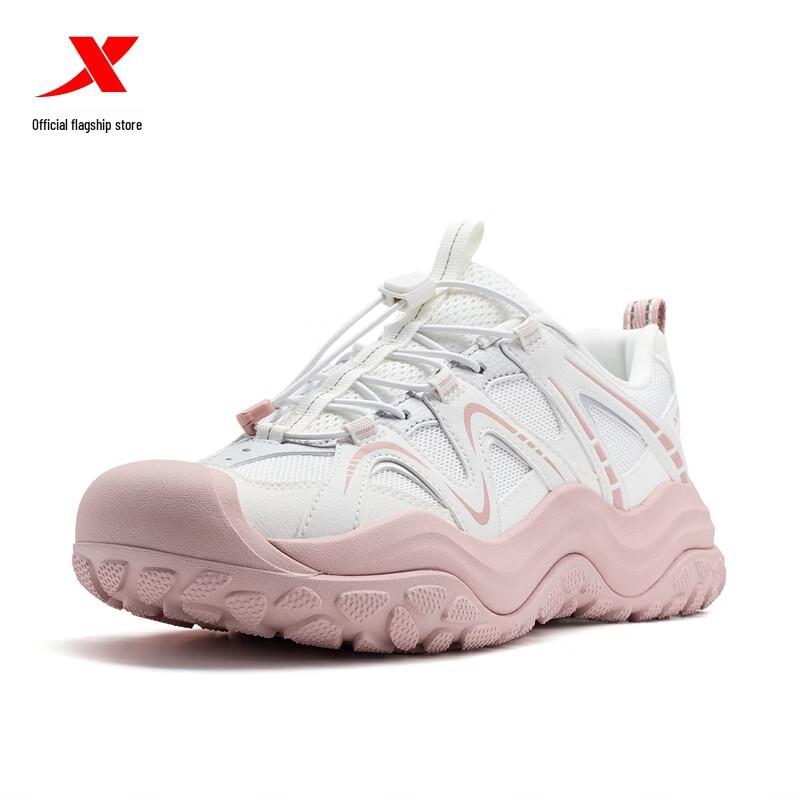 

Xtep Women s Chunky Breathable Mesh Dad Sneakers 38