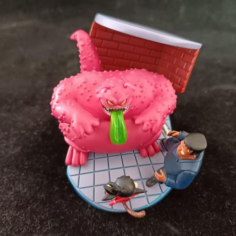 8cm Amine Drogan Boll Son Gocool Vs Buyou Figurine Red Ribbon Army Figure Pvc Action Figures Gk Statue Collection Model Toys Gifts