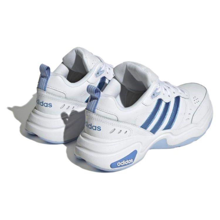 Adidas Neo Strutter PU Leather Casual Low-Top Sneakers Women Sneakers Blue HQ1824