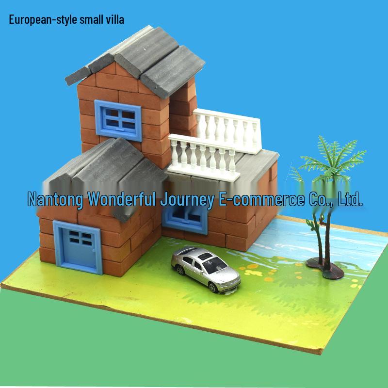 Little Bricklayer DIY Cement House Building Blocks - Educational Toy for Children