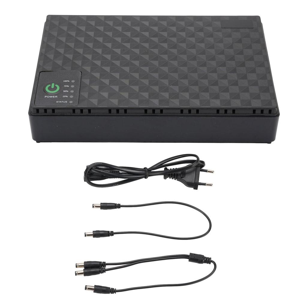 UPS Battery Backup 10400mAh USB 5V DC 5V 9V 12V POE 15V 24V Maximum 18W Backup Battery Power Supply