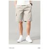 Men's Khaki Cargo Shorts Multi Button Pocket Casual Mid-Length Daily Outdoor Wear
