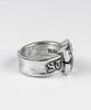 Sheen666 Dum Series Foursquare Ring White Cubic (B Type)