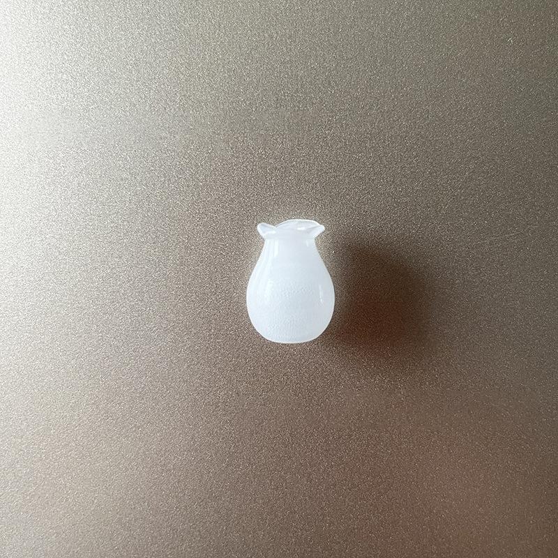 Mini Glass Vase Fridge Magnet Diy Porcelain Vase Flowers Refrigerator Message Sticker Plant Magnet Green Gift Kitchen