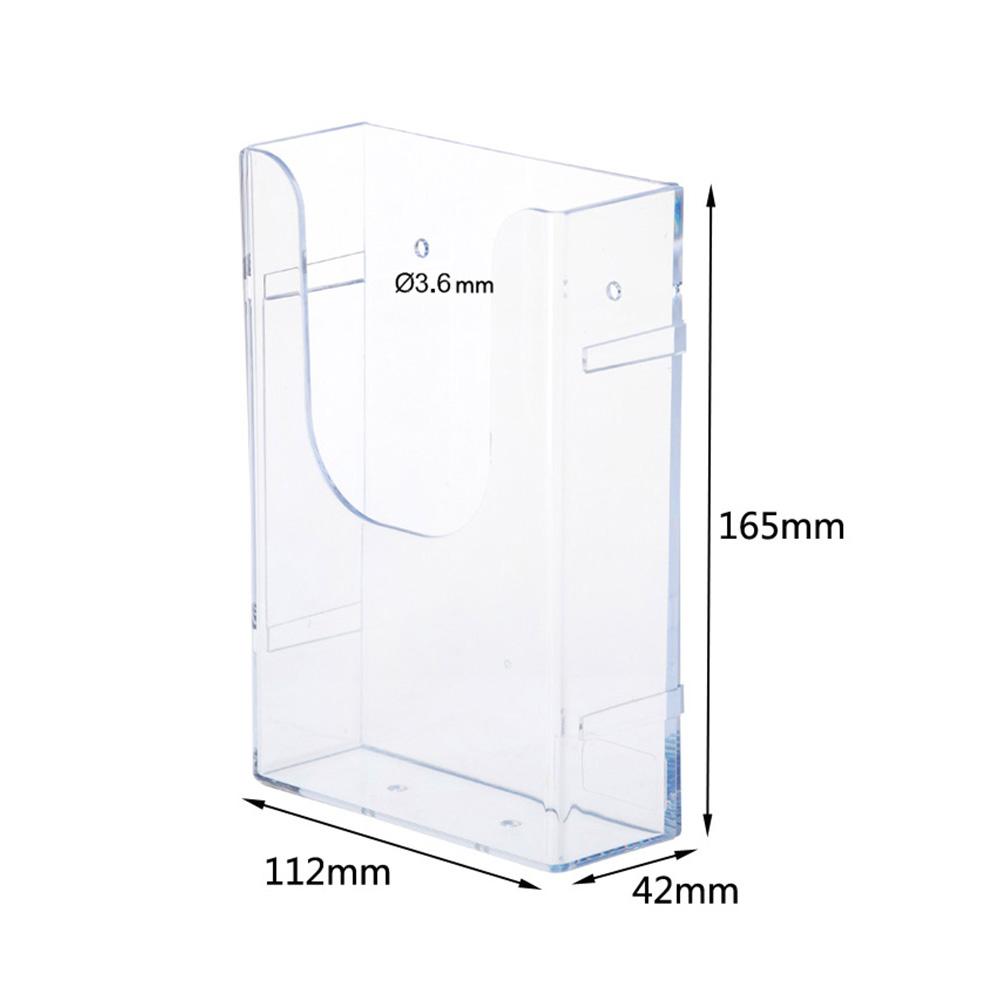 

2PCS Clear A6 Brochure Display Rack Wall-mounted Promotional Folding Rack Advertising Leaflet Rack A6 Brochure Color Page Holder