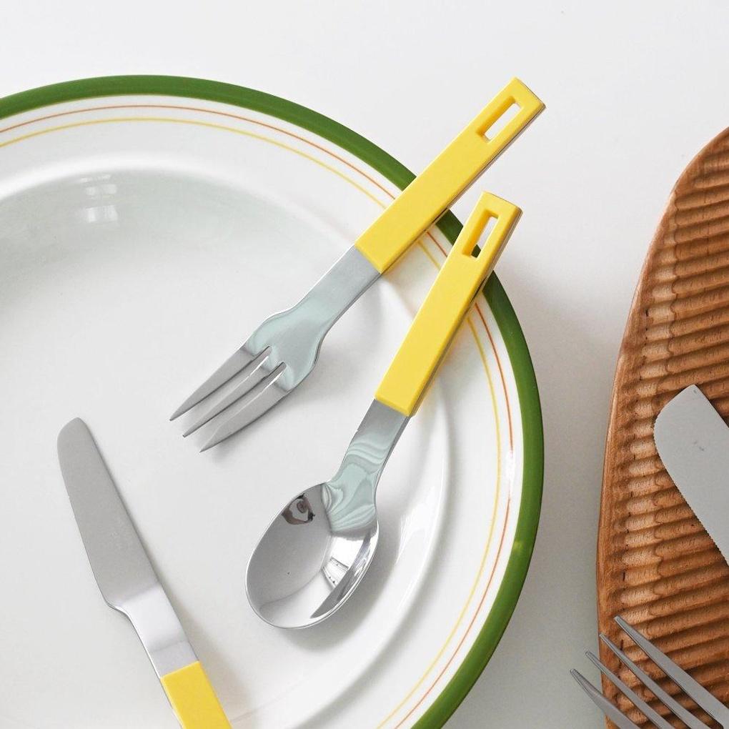 Melrose Block Tafelmesser Besteck 4 Farben