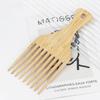 Natural Bamboo Wooden Hair Combs Anti-Static Afro Fork Comb Wide Tooth Combs Rat Tail Hair Brush Women Barber Styling Tools