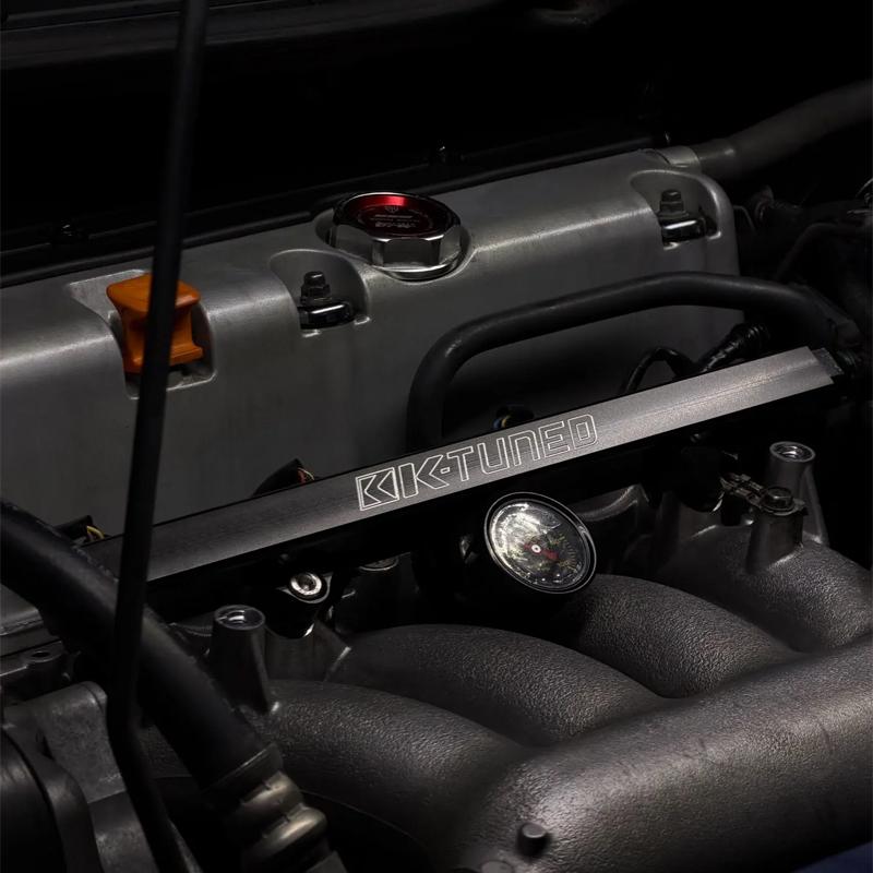 Suitable for Honda Civic K20 K24 FD2 CL7 DC5 Fuel Rail K Series Fuel Rail with Oil Pressure Gauge