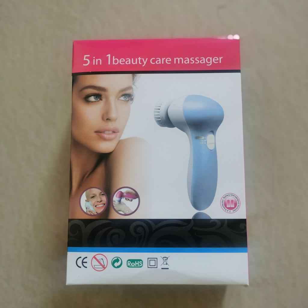 Elektrische 5-in-1 Gesichtsbürste Gesichtsreiniger Massagegerät Schönheitsinstrument Gesichtswaschgerät Porenreiniger