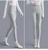 High-Waist Fleece-Lined Base Layer Pants for Middle-Aged and Elderly Women - Warm, Plus-Size, Autumn/Winter Style for Indoor/Outdoor Wear