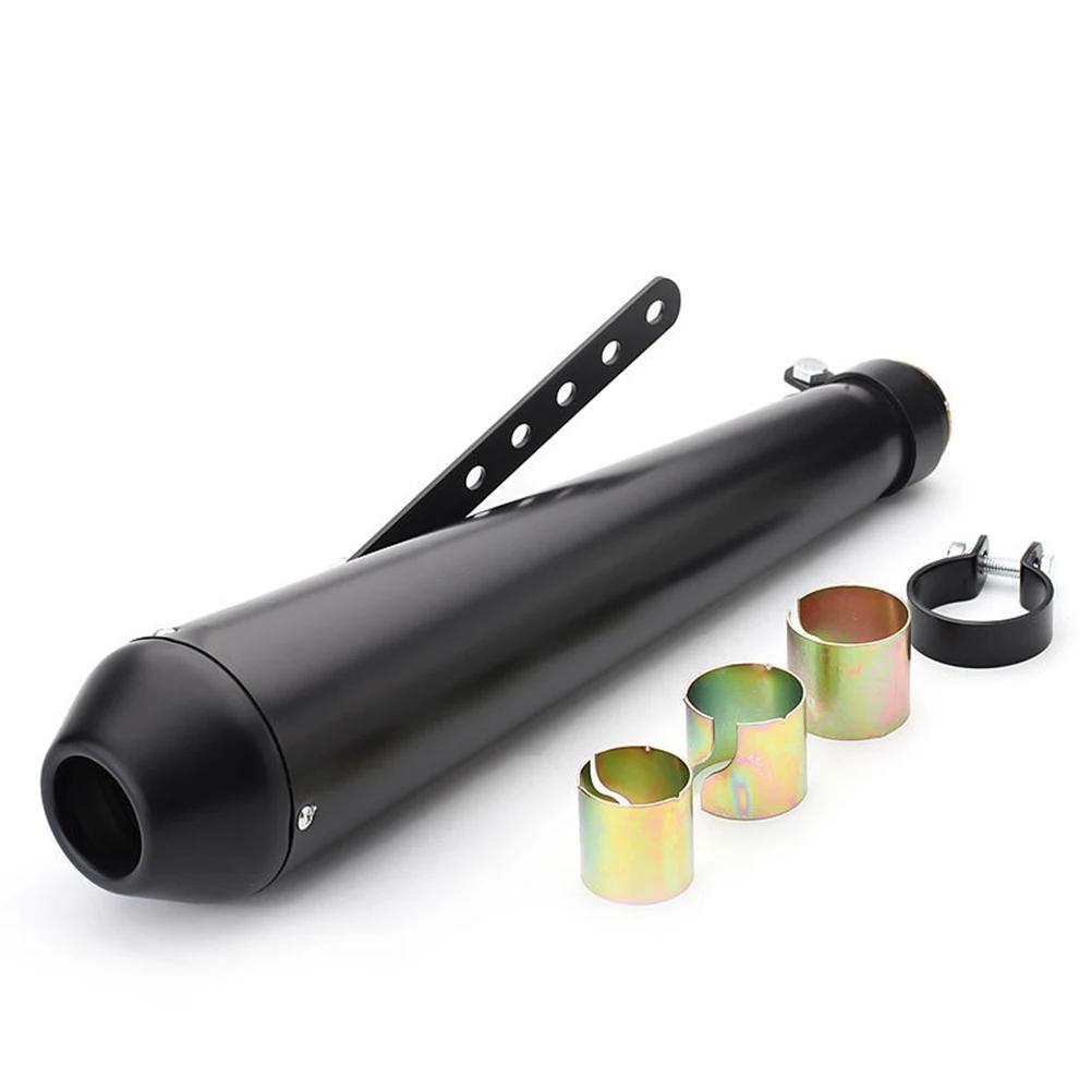 Silenziatore Universale per Scarico Moto Retro Vintage Classico Cromato Escap Moto per cg125 sr400 cb500 vt500 CM300 500 Cafe