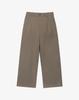 WORK ON BODY OFF Cle Wide Cotton Chino Pants [Olive]
