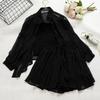 Suit Fashion Suit Women's Summer Three-piece Suspender Top Sunscreen Top Chiffon Jacket Women