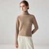 Women's Cashmere High-Neck Loose Pullover Knit Sweater