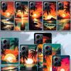 Beautiful Seaside Coconut Trees Phone Case For Redmi Note 14 15 Pro 5G 13 12 Pro Plus 11 11T 11E 11S 10 Pro 10S 9 9S Cover Cell
