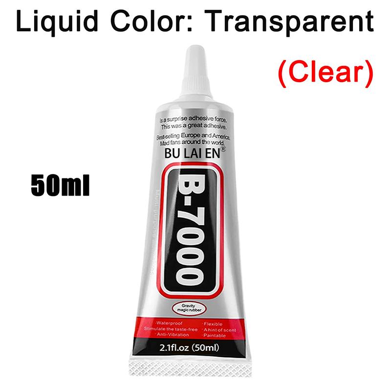 B7000 Mobile Phone Screen Super Waterproof Adhesive Universal Bonder for Apple and Samsung Touchscreen Glass 110ml Fast-Setting B7000 + T7000 Glue