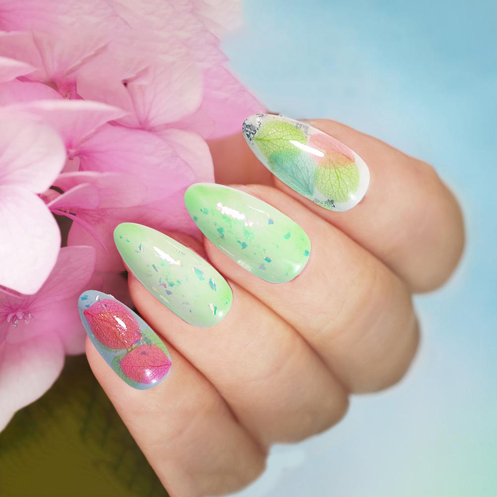 1 Box Dried Flower 6 Grids Nails Decoration DIY Nails Art False Flowers for Women Manicure DIY Nail