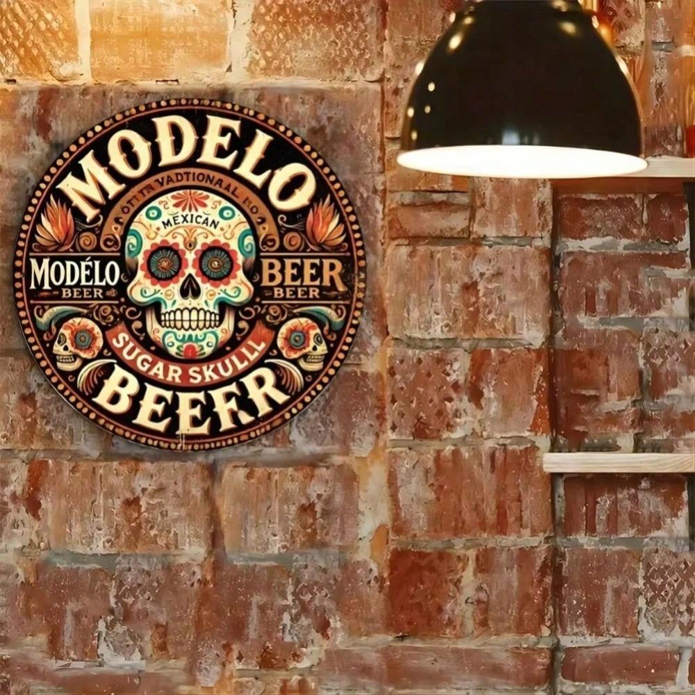 Functional Sugar Beer Sign Vintage Aluminum Bottle Opener Wall Decor