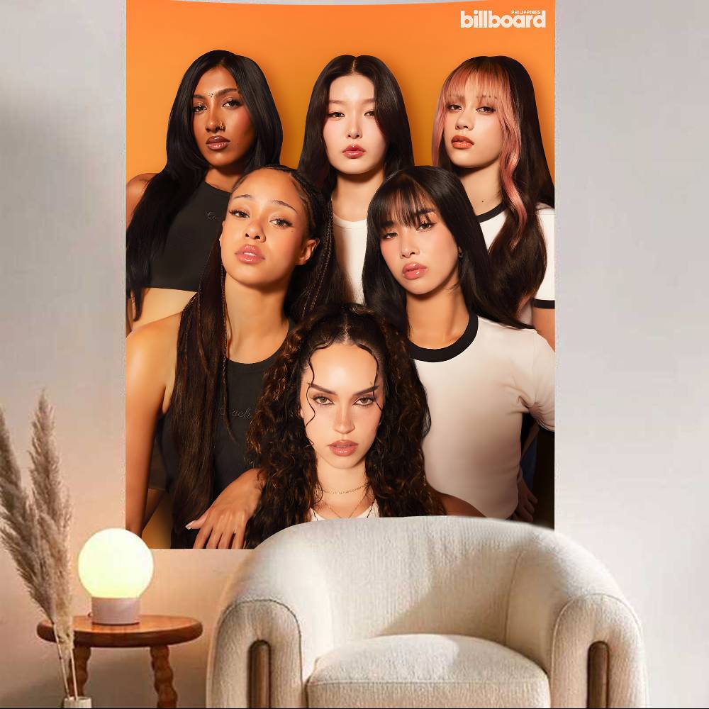 Populāra Korejas Kpop grupa K-Katseye Filmas