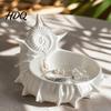 Entryway Key Holder 3D Printed Conch Jewelry Tray, Sea Snail Dish Bowl for Tray Organizing Necklaces Earrings, Decorative Ocean Theme Desk Organizer