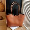 Pu Tote Bag For Women With Durable Large Capacity Daily Use