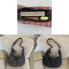 Style Retro Checkered Tote Bag With Lightweight Fabric For Daily Use