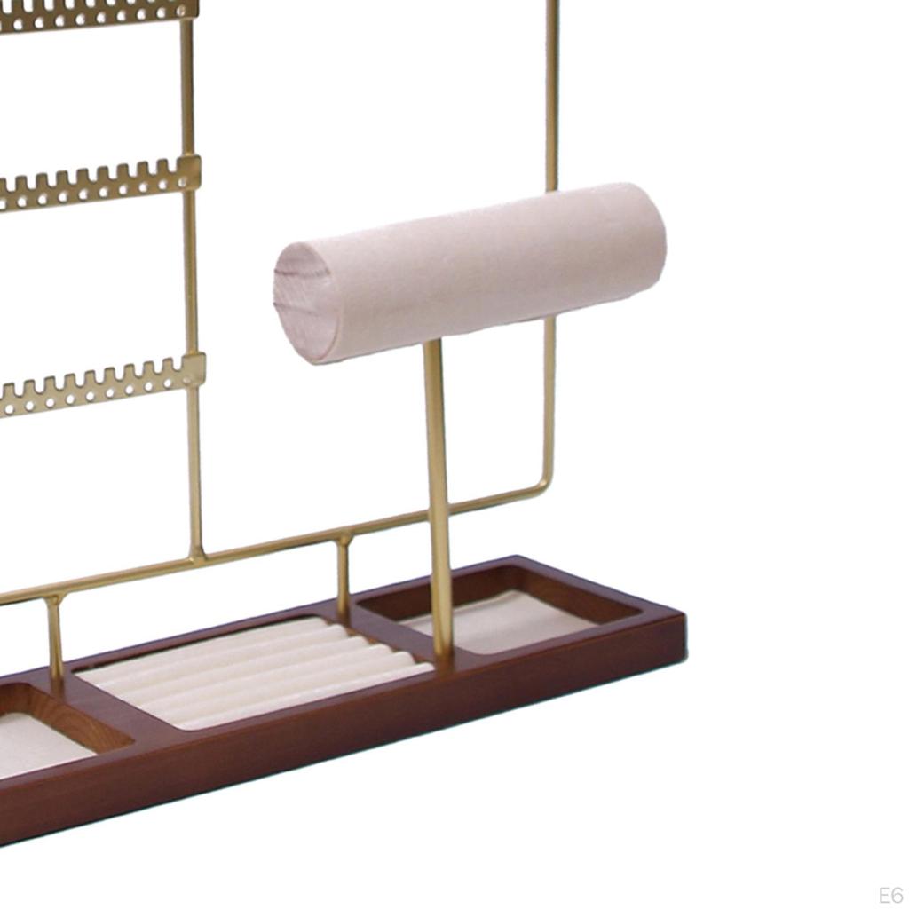 Earrings Display Organizer Rack for Jewelry Storage And Necklace Holder
