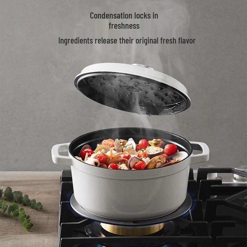 Supor Cast Iron Enamel Soup Pot