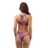 Set bikini decupat tie-dye pentru femei/doamne Off White