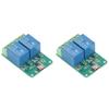 2Pcs Relay Module 2 Channel 5V Plug and Play USB PC Intelligent Control Electric Relay