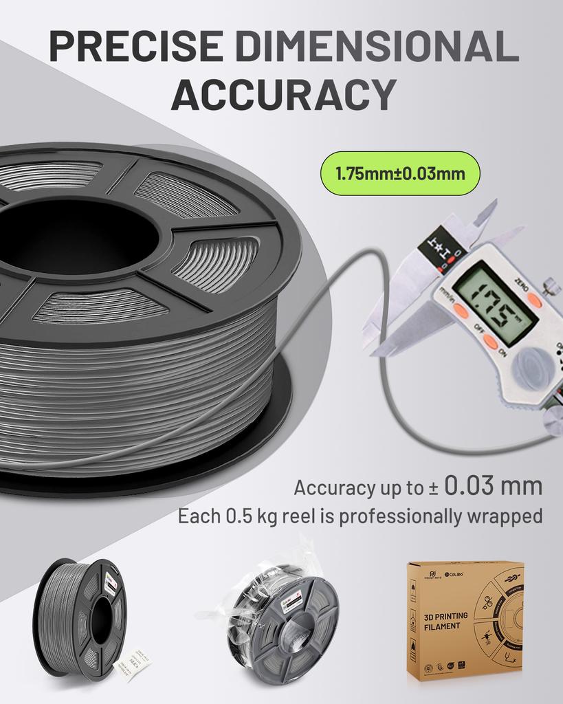 CoLiDo Direct 1KG 1.75mm TPU Filament High Strength Plastic Rods for 3D Printers Over Seas Warehouse Material Supplier
