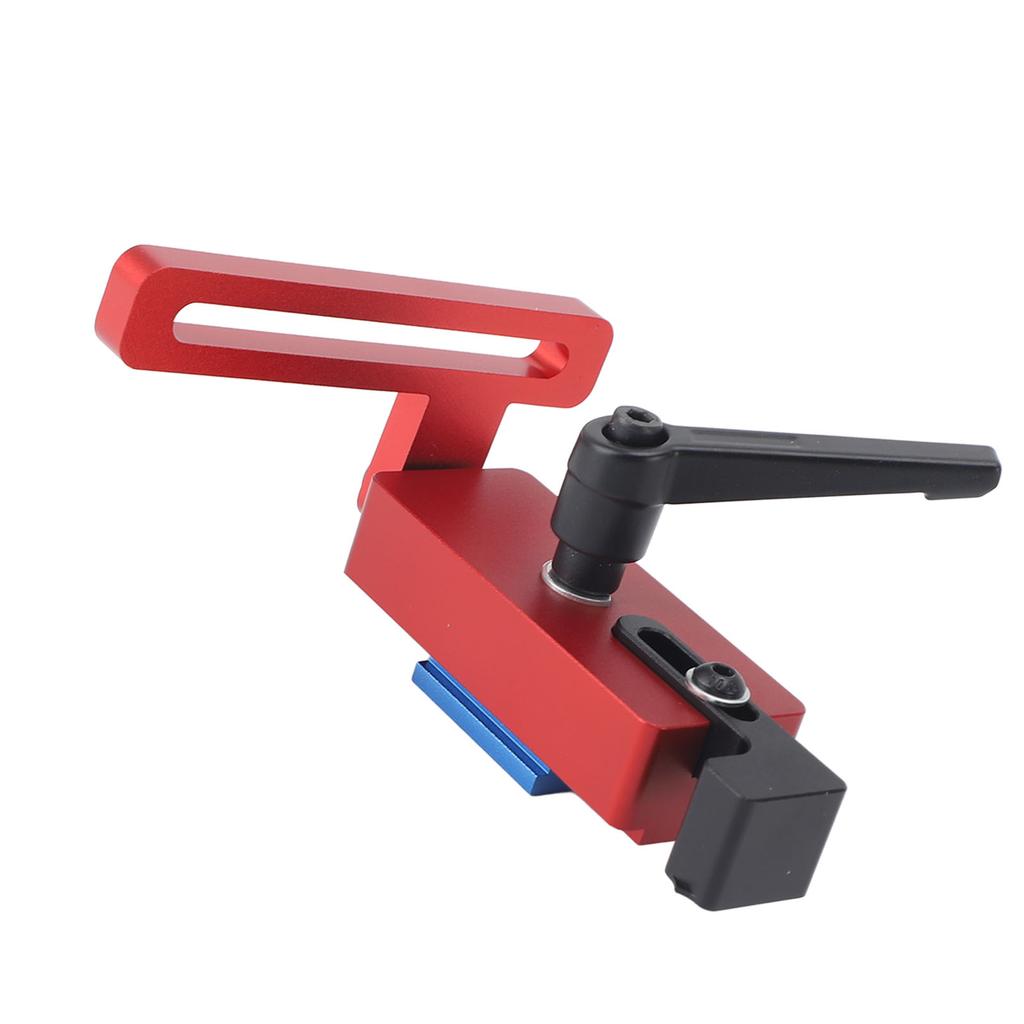 45 Type Miter Track Stop Aluminum with 90 Degrees Rotatable Handle Accurate T Track Woodworking Limiter for Tools